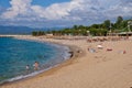 Sandy Kyparissia Beach, Western Peloponnese, Greece Royalty Free Stock Photo